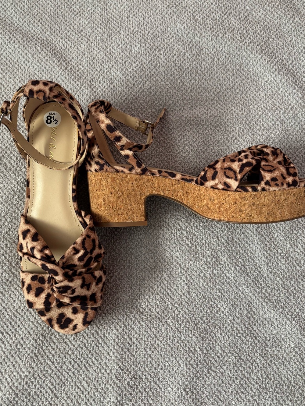 NWOT Violet & Red Women Espadrille Heels Sz 8.5 | Violet & Red Summer Heels - - Picture 6 of 9